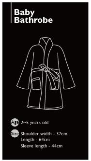 Toddler's Bathrobe 2~5years 4