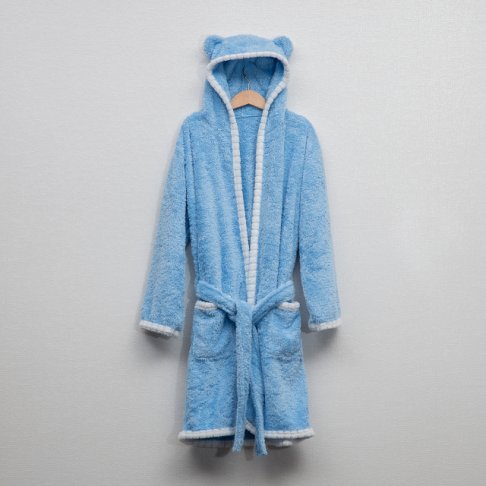 Kid's Hooded Bathrobe 7~15years 1